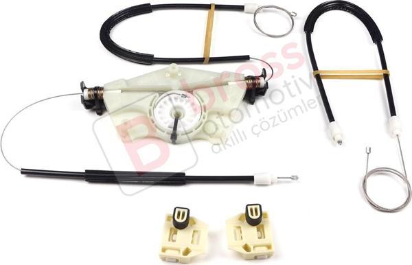 Seat Leon MK1 1999-2006 Seat Toledo MK2 4/5 Kapı 1M0837461A İçin Ön Sol Kapı Cam Kriko Tamir Seti - Image 1