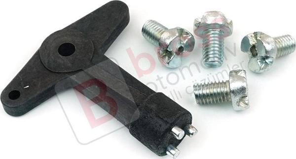 Opel Astra Vectra Zafira Corsa Tigra Omega Insignia Meriva Combo İçin Jant Bijon Kilit Somun Anahtar - Image 1