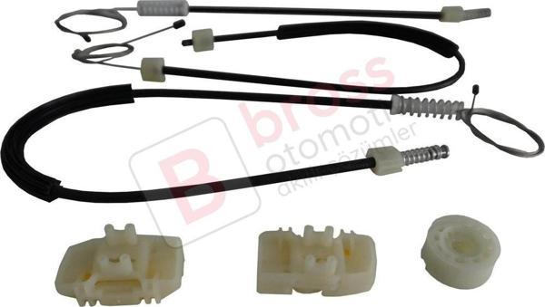 Seat Leon MK2 1P 1P1 2005-2012 5-Kapı HB 1P0837461A İçin Elektrikli Ön Sol Kapı Cam Kriko Tamir Seti - Image 1