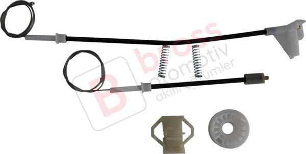 Skoda Octavia MK1 1U 1996-2000 Makyajsız Kasa İçin Elektrikli Arka Sağ Kapı Cam Kriko Tamir Seti - Image 1