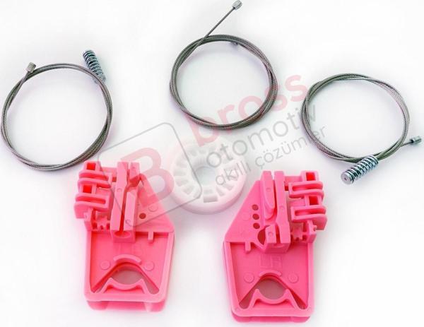 Skoda Octavia 2 A5 1Z3 1Z5 2004–2013 4/5-Kapı 1Z1837461 İçin Elektrikli Ön Sol Cam Kriko Tamir Seti - Image 1