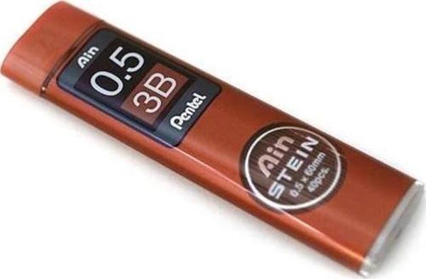 Pentel Ain Stein Min (Mekanik Kurşun Kalem Ucu) 0.5 mm 3B 40'lı Tüp - Image 1
