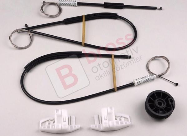 Peugeot 206 206+ 1998-2012 4/5 Kapı 9222E8 9222F8 İçin Elektrikli Ön Sağ Kapı Cam Kriko Tamir Seti - Image 1