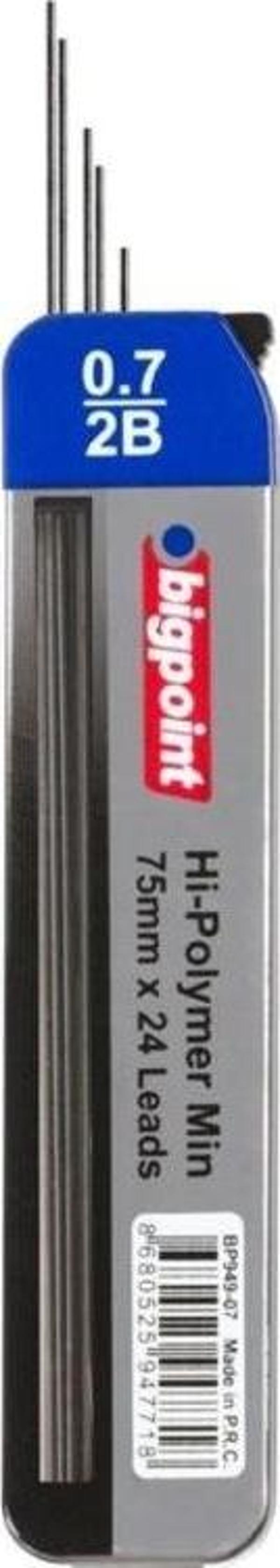 Bigpoint Kalem Ucu 0.7mm 2B 75mm 24'lü Tüp - Image 1