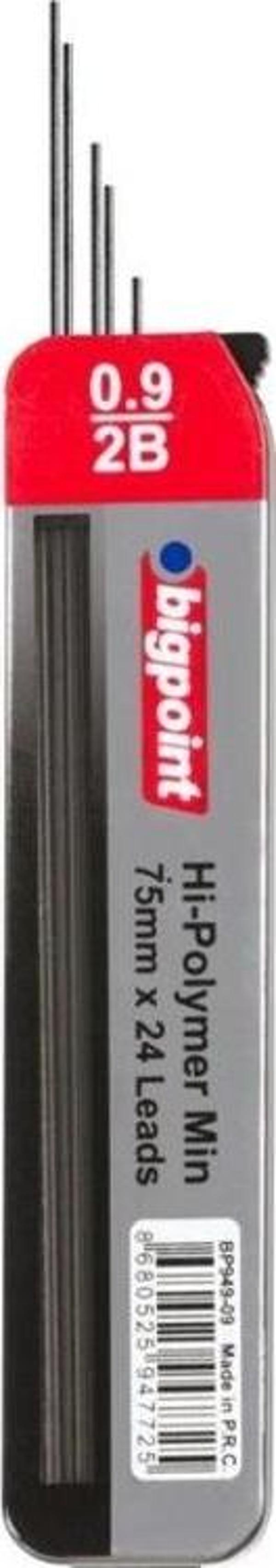 Bigpoint Kalem Ucu 0.9mm 2B 75mm 24'lü Tüp  - Image 1