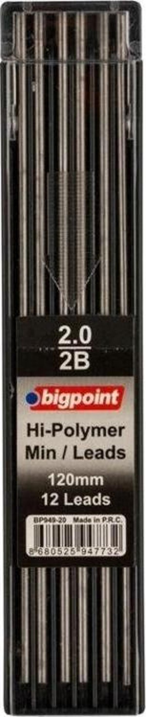 Bigpoint Kalem Ucu 2mm 2B 120mm 12'li Tüp - Image 1