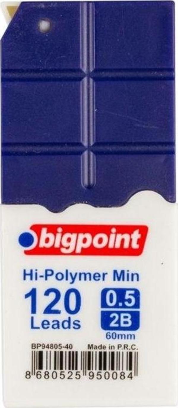 Bigpoint Kalem Ucu 0.5mm 2B 120'li Tüp Koyu Mavi - Image 1