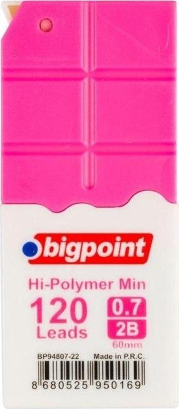 Bigpoint Kalem Ucu 0.7mm 2B 120'li Tüp Pembe - Image 1