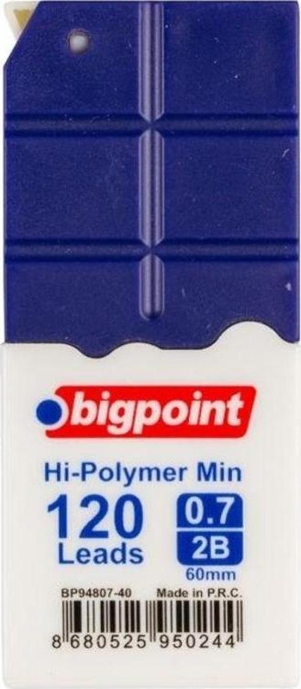 Bigpoint Kalem Ucu 0.7mm 2B 120'li Tüp Koyu Mavi - Image 1
