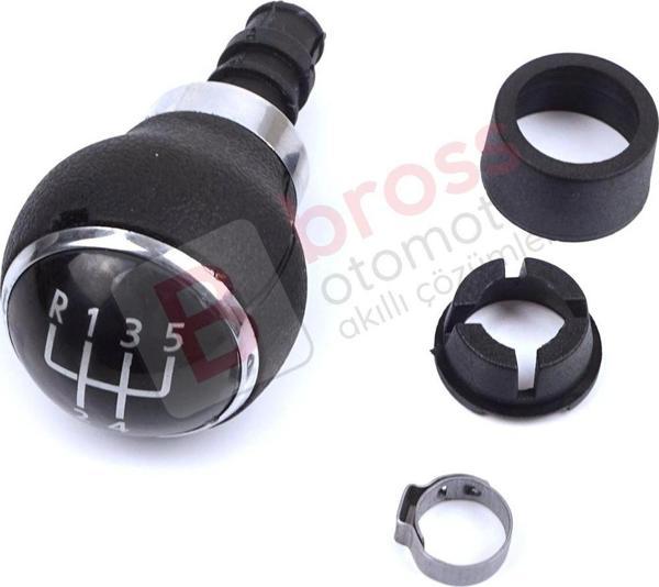 VW Golf Jetta MK5 MK6 Touran MK1 Caddy MK3 Eos Scirocco MK3 için Krom Çerçeve 5 İleri Vites Topuzu - Image 1
