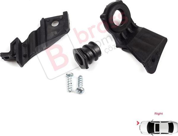 VW Jetta MK5 2005-2010 Golf MK5 2004-2009 1K0998226 İçin Sağ Ön Far Ayak Tamir Seti  - Image 1
