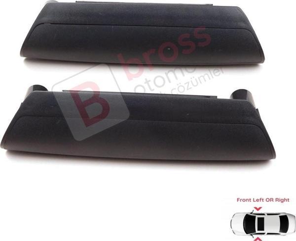 VW Transporter T5 Makyajsız Kasa 2003-2009 İçin Ön İç Kapı Kolu Tutamağı Seti Siyah 7H0867179F 80F - Image 1