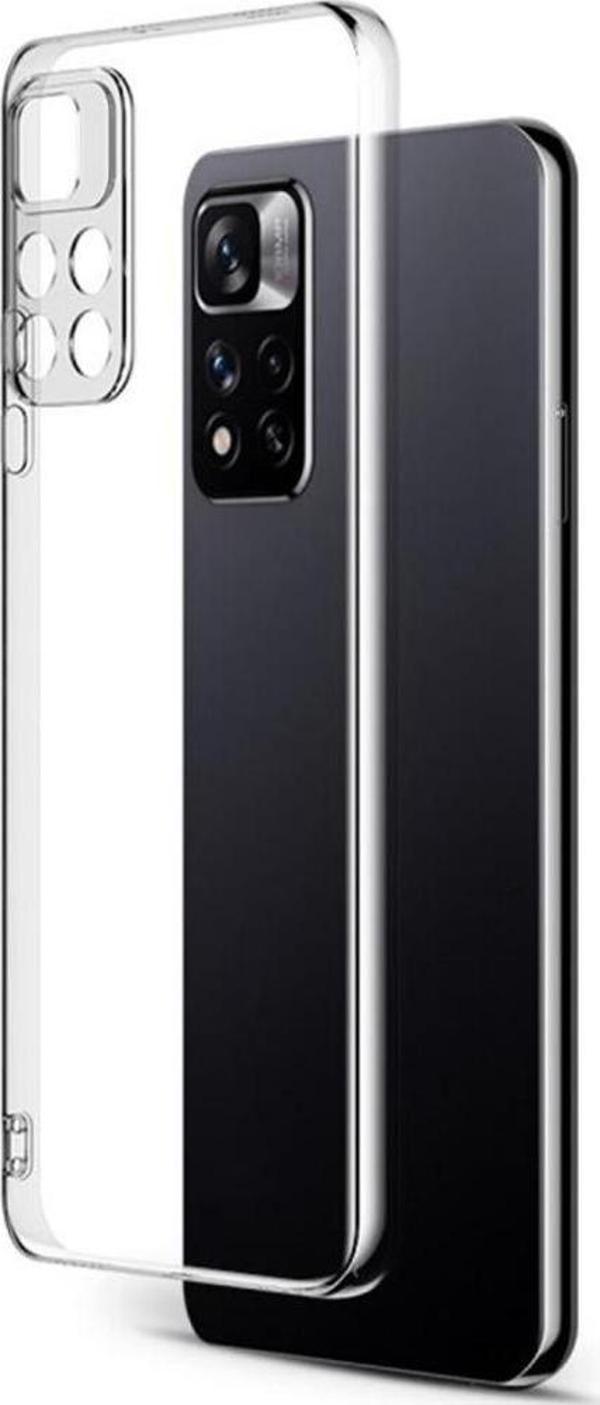 Xiaomi Redmi Note 11 Pro Plus Kılıf Kamera Korumalı Silikon Şeffaf Kapak - Image 1