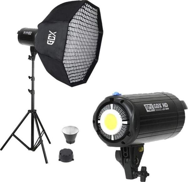 GDX HD-200W + 120 Octagon Gridli Softbox Bebek Çekim Seti - Image 1