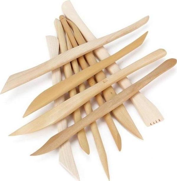 Art & Art Modelaj Kalemi (Ebeşuar) Seti 10 Parça 15 cm. - Image 1