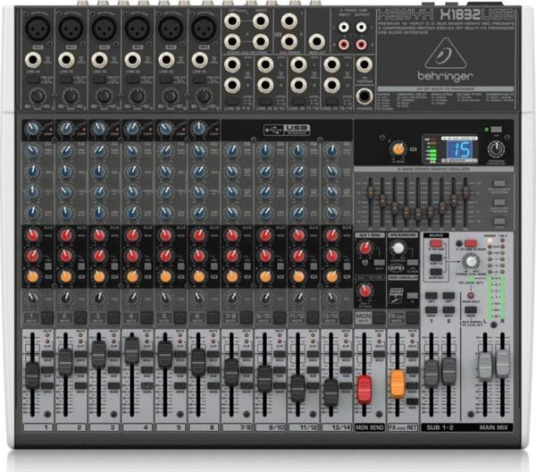 Behringer Xenyx X1832Usb 18 Kanallı Efektli Mikser - Image 1
