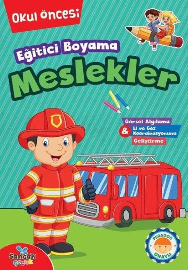 Eğitici Boyama - Meslekler Okul Öncesi - Sancak Çocuk - Image 1