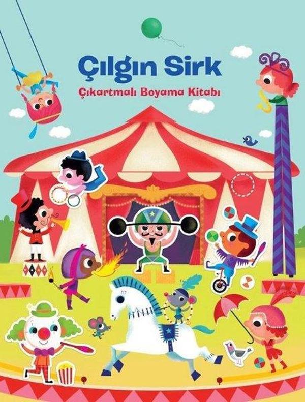 Çılgın Sirk-Çıkartmalı Boyama Kitabı - Doğan ve Egmont Yayıncılık - Image 1