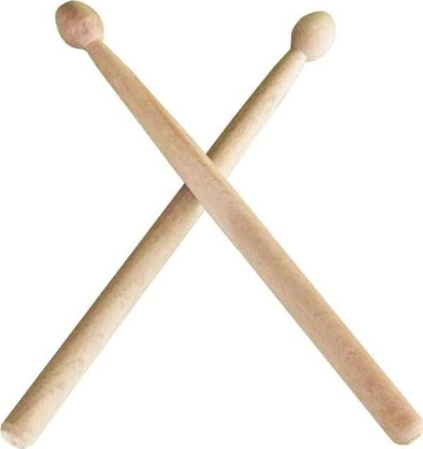tahtakalehobi Ahşap Ritim Çubuğu 25 cm 2 Adet - Image 1