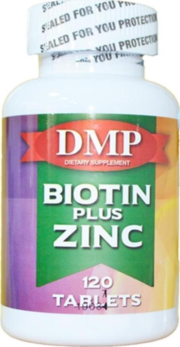 Dmp Biotin Plus Zinc 120 Tablets - Image 1