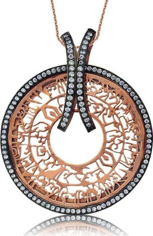 Gümüş Nur Suresi Bayan Kolye - Image 1