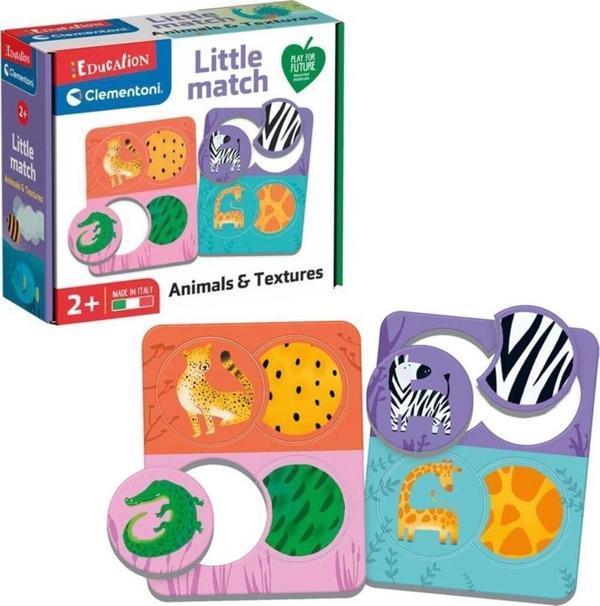 Clementoni Little Match Hayvanlar Ve Dokular - Image 1