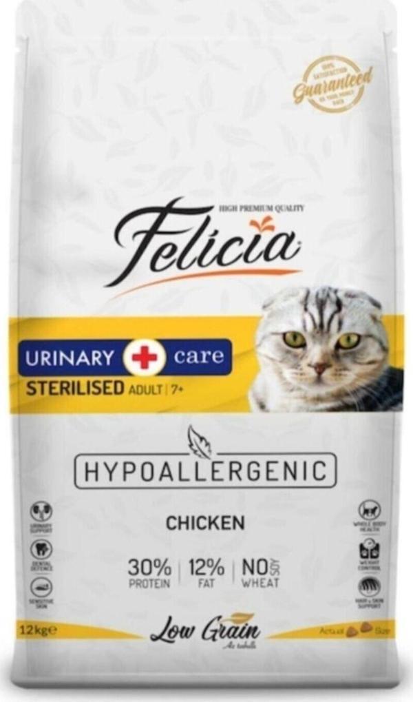 Felicia Tavuklu Kısırlaştırılmış Yetişkin Kedi Maması 12 Kg - Image 1