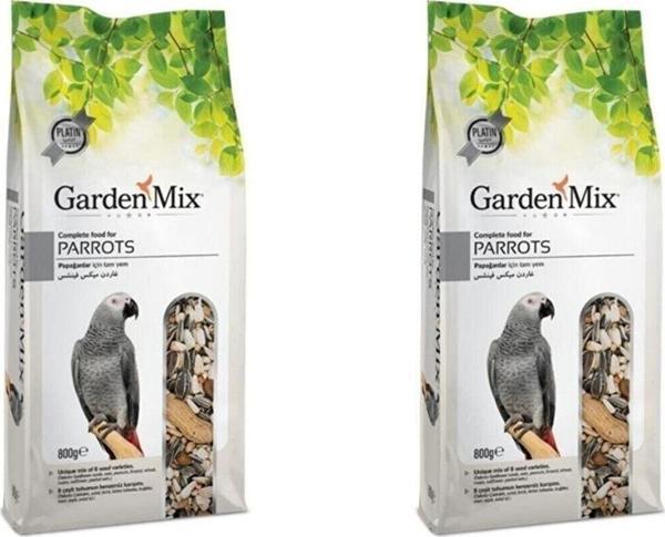 Gardenmix Garden Mix Platin Parrots Papağan Yemi 800G (2Adet) - Image 1