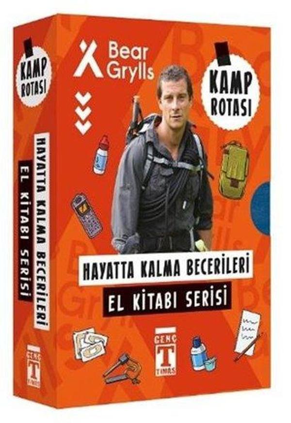 Bear Grylls Hayatta Kalma Becerileri El Kitabı Serisi - Kamp Rotası Seti - 6 Kitap Takım - Genç Timaş - Image 1