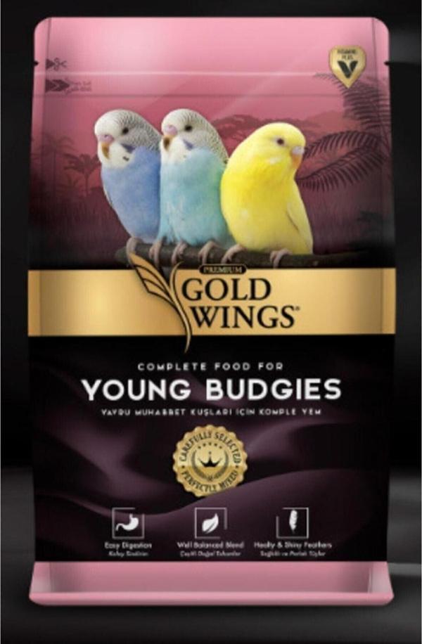 Gold Wings Premium Yavru Muhabbet Kuşu Yemi 1 Kg - Image 1