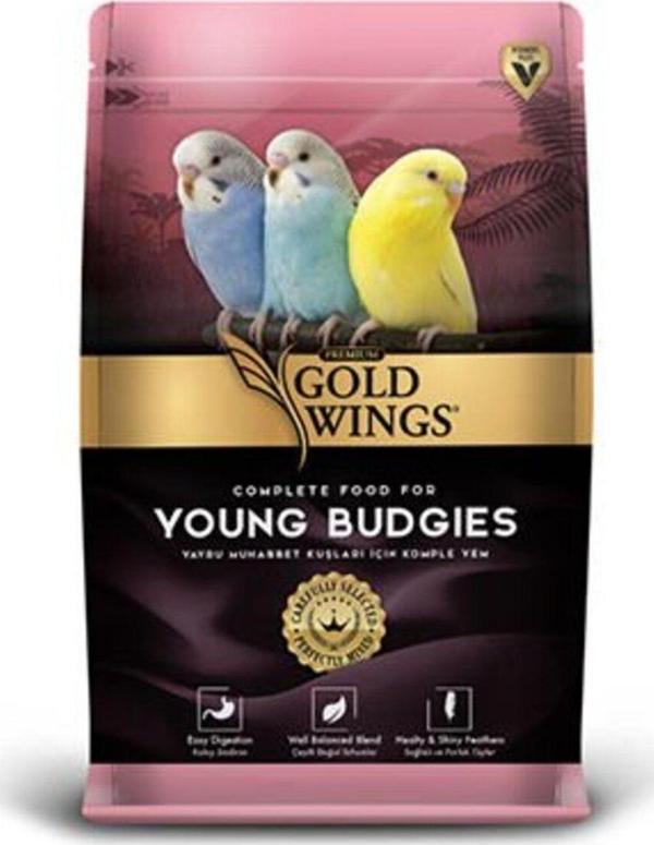 Gold Wings Premium Yavru Muhabbet Kuşu Yemi 1 Kg - Gwp-003 - Image 1