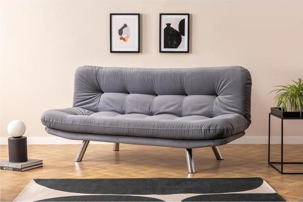 Pafu Hippo Yataklı Üçlü Koltuk - Gri - Image 1