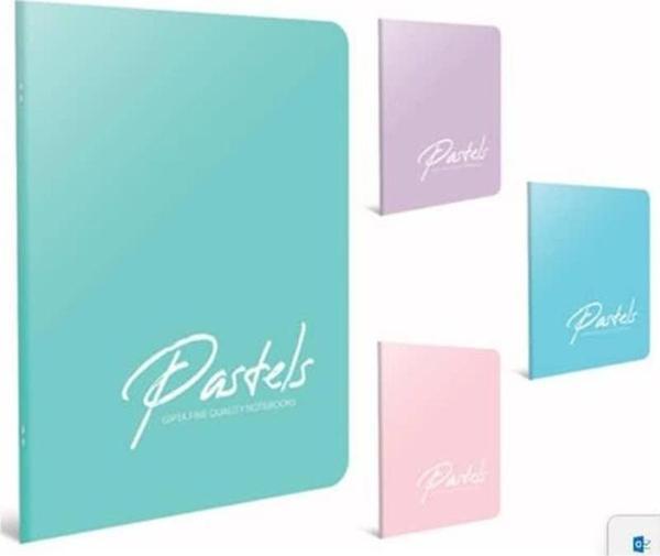 Gıpta Pastels Tel Dikişli PP Kapak Defter A4 100 yp Çizgili - Image 1