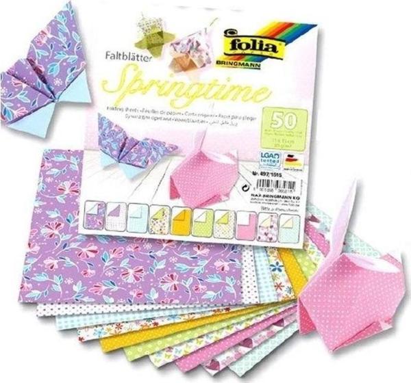 Folia Origami Kağıdı Springtime 15x15 cm 50 Adet 497/1515 - Image 1