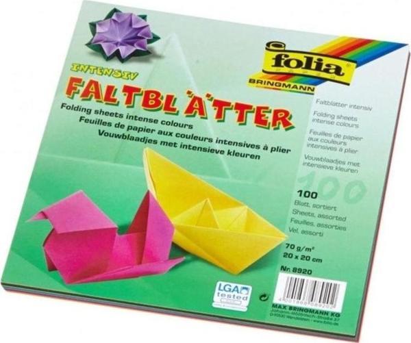 Folia Origami Kağıdı 20x20 cm 100 Adet 70 gr - Image 1