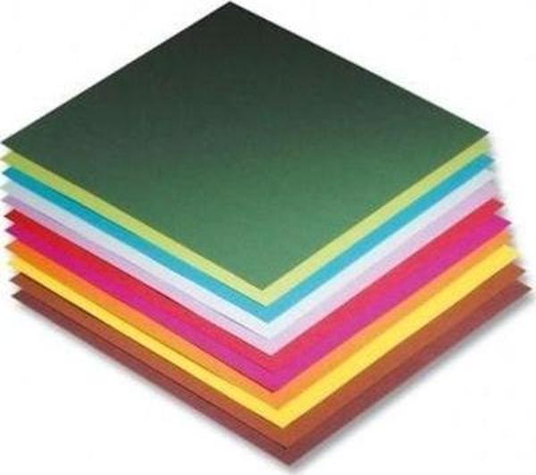 Folia Origami Kağıdı 20x20 cm. 10 Renk 500 Adet - Image 1