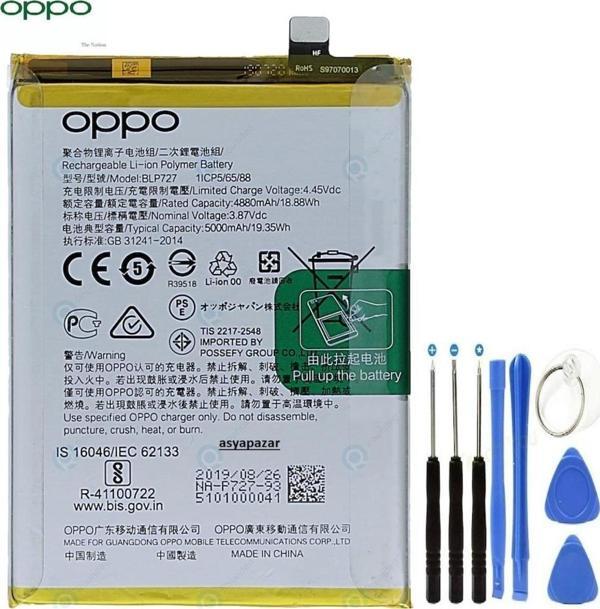 Oppo A9 2020/A5 2020 Pil Batarya BLP727 + Tamir Seti - Image 1