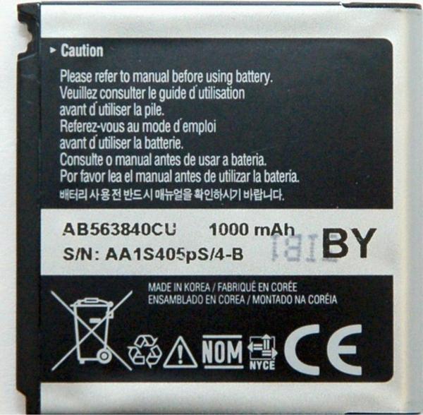 Samsung M8800 F490 F700 Pil Batarya AB563840cu BY - Image 1