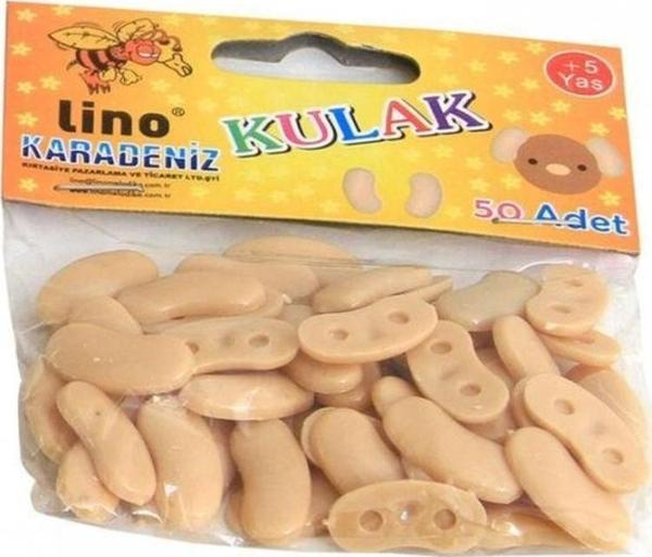 Lino Plastik Kulak 50'li - Image 1