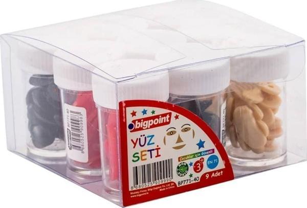 Bigpoint Yüz Seti (Ağız + Kulak + Burun + Kaş) 9'lu Paket - Image 1