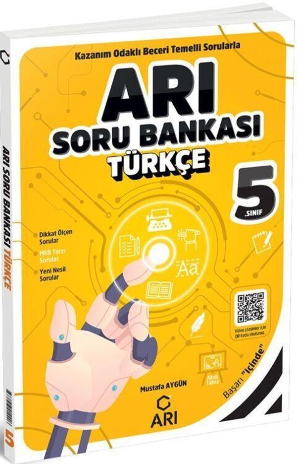 5. Sınıf Türkçe Soru Bankası Arı Yayıncılık - Arı - Image 1