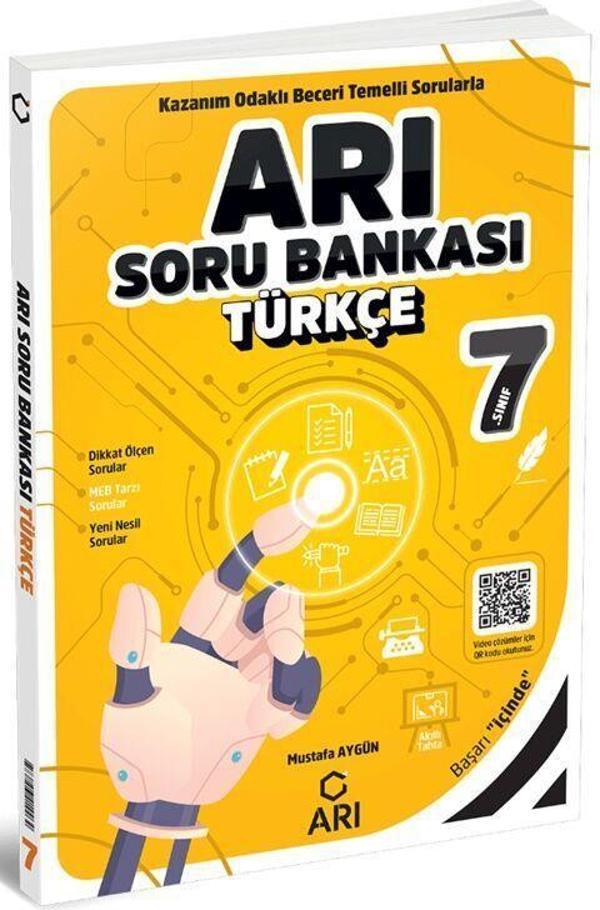 7. Sınıf Türkçe Soru Bankası Arı Yayıncılık - Arı - Image 1