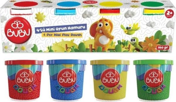Bubu Mini Oyun Hamuru 4 Renk 160 gr - Image 1