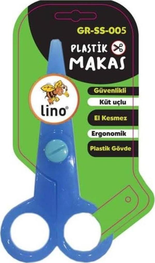 Lino Plastik Çocuk Makası Mavi - Image 1