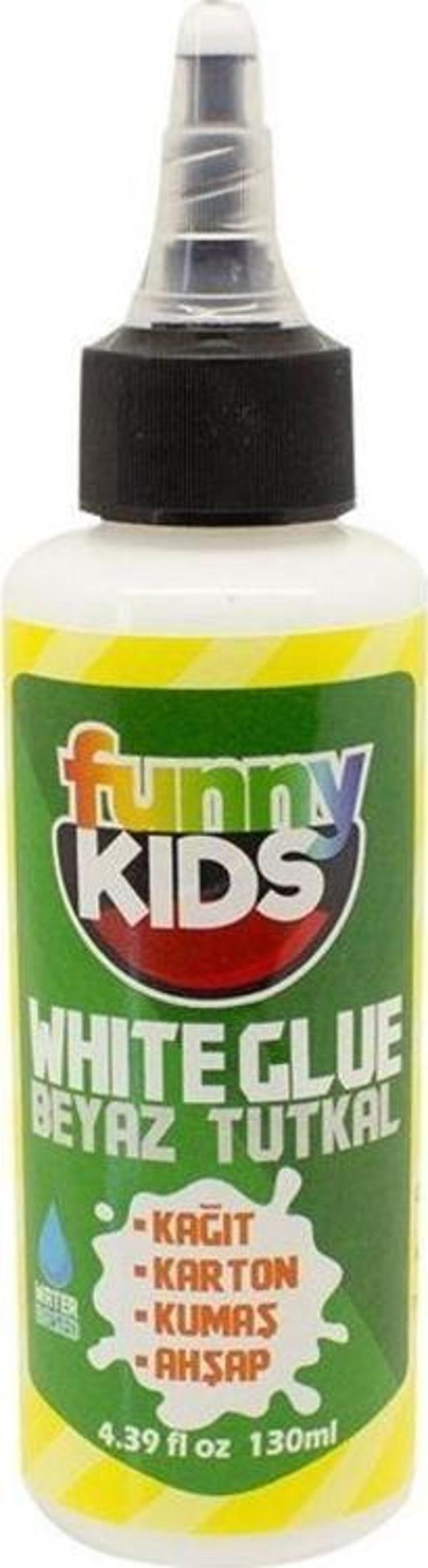 Funny Kids Beyaz Tutkal 120 cc - Image 1