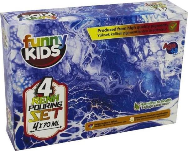 Funny Kids Pouring Boya Seti 4'lü - Image 1
