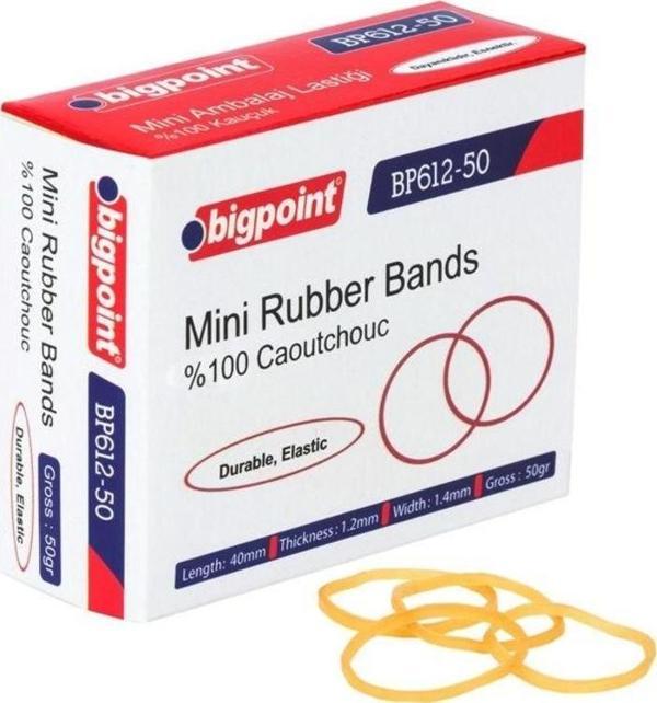 Bigpoint Mini Ambalaj Lastiği 50 Gram %100 Kauçuk - Image 1