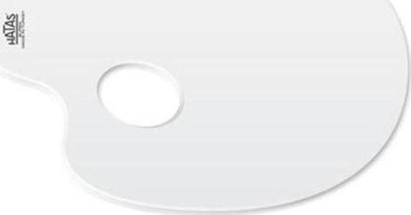 Hatas Godesiz Oval Resim Paleti 16x25 cm - Image 1