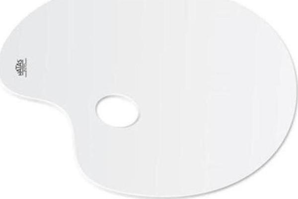 Hatas Godesiz Oval Resim Paleti 25x35 cm - Image 1