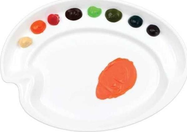 Mijello Boya Tutmayan Palet Ellipse S Peel-Off 27x19 cm. - Image 1